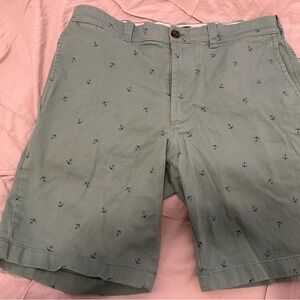 Mens J.Crew Shorts
Green Anchor Print Sailor Mint Green
Summer Size 31